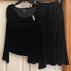 Black Velvet 2 piece
